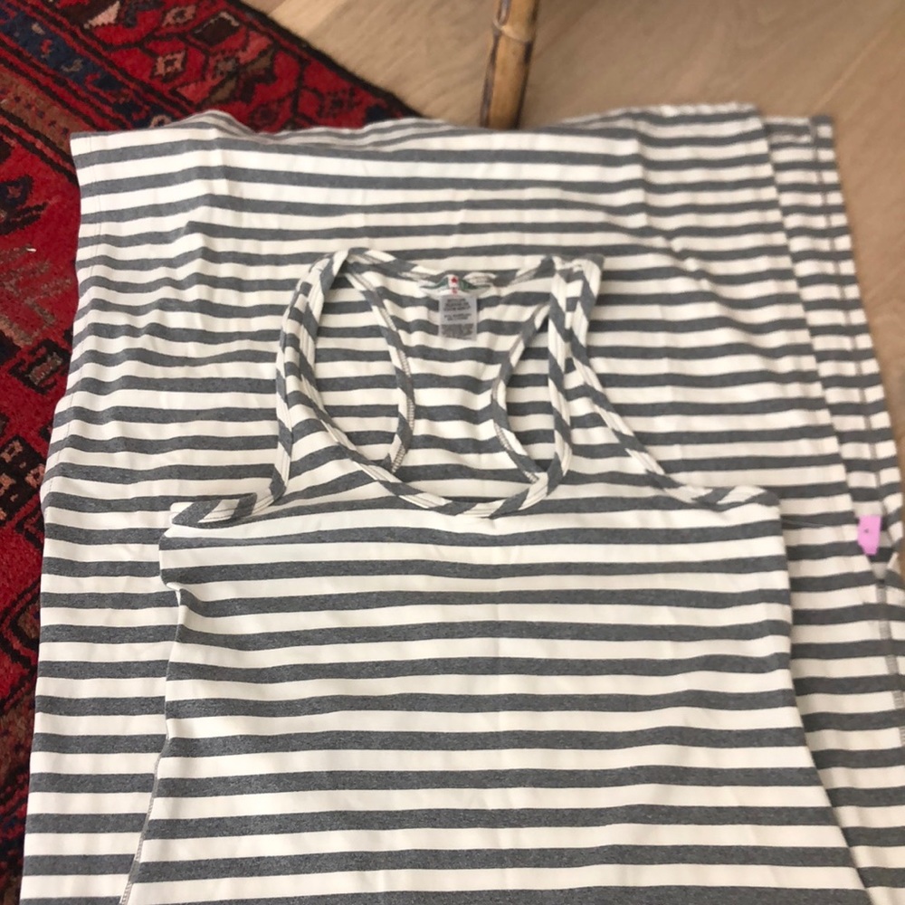 Hard tail striped dress